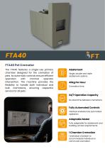 FTA40 Pet Cremator