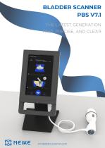 Trolley-mounted bladder scanner PBSV7.1