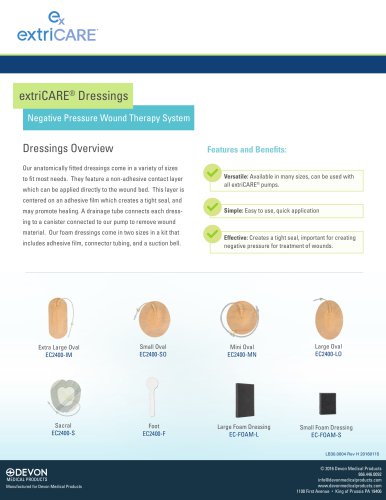 extriCARE® Dressings