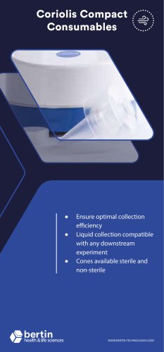 Coriolis Compact Consumables