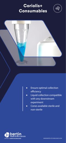 Coriolis+ Consumables