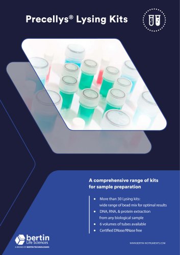 Precellys® 24 Lysing kits