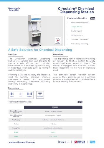 Circulaire&reg; Chemical Dispensing Station