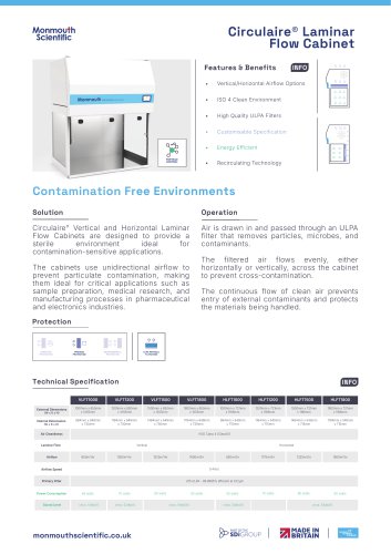 Circulaire&reg; Laminar Flow Cabinet