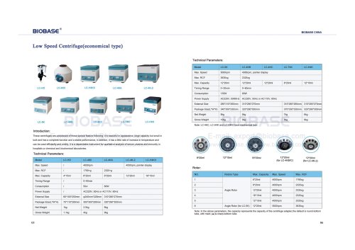 05-06 Low Speed Centrifuge(Economical Type)