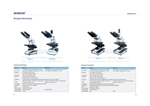 15-16 Biological Microscope&Biological Microscope