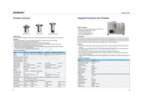 27-28  Portable Autoclave BKM-P series