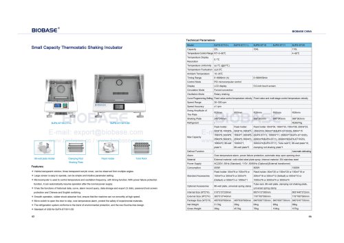 45-46 Small Capacity Thermostatic Shaking Incubator BJPX－ST10－L BJPX-ST11-L BJPX-ST10 BJPX-ST11 BJPX-ST20