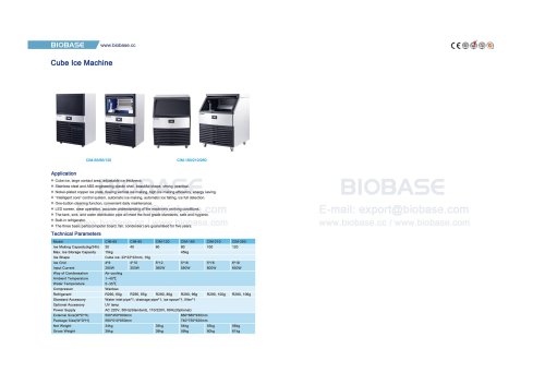 78 Cube Ice Machine CIM-65 CIM-80 CIM-120 CIM-180 CIM-210 CIM-260