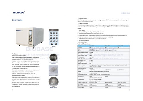 9-10 Table Top Autoclave BKM-Z45B BKM-Z60B