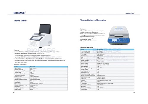 Thermo Shaker BK-MDT2