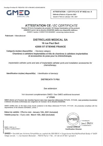 EC Certificate N°8432 rev.8 DISTRICATH Ti PSU