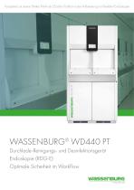 WASSENBURG® WD440 PT Durchlade-Reinigungs- und Desinfektionsgerät Endoskopie (RDG-E) Optimale Sicherheit im Workflow