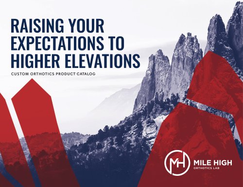 RAISING YOUR EXPECTATIONS TO HIGHER ELEVATIONS