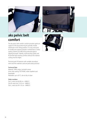 aks-pelvic holder comfort