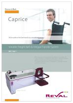 CAPRICE - Variable height bath and integral transfer system