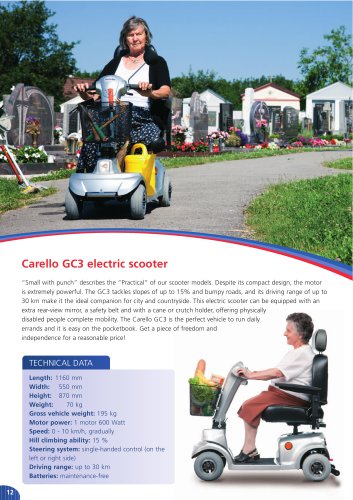 Carello GC3 electric scooter