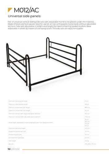 M012/AC Universal side panels