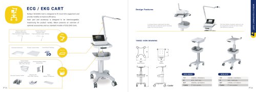 ECG/ EKG Cart Rollsys 2022