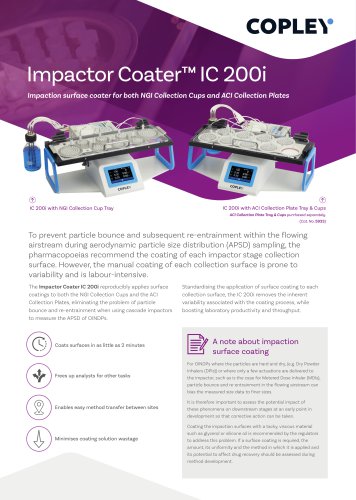Impactor Coater&trade; IC 200i