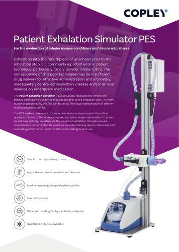 Patient Exhalation Simulator PES
