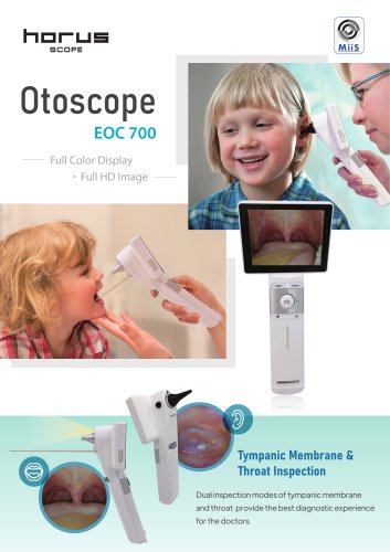 Digital Otoscope - Tympanic Membrane & Throat Inspection