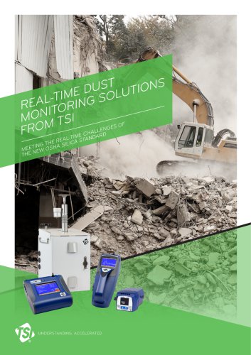 REal time dust monitor solutions from TSI