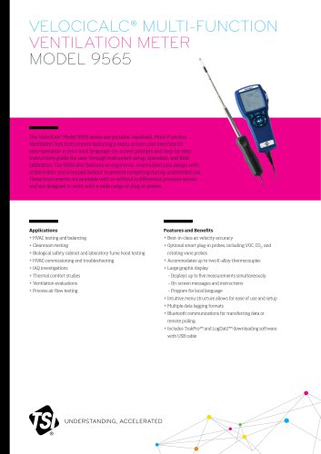 VELOCICALC® Ventilation Meter Model 9565