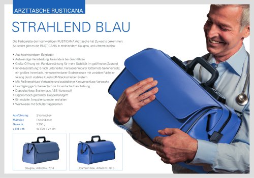 Infoblatt Spezialedition blau