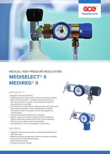 MediSelect® II and MediReg® II: product sheet