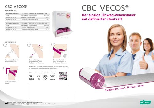 CBC VECOS - Der Einweg-Venenstauer mit definierter Staukraft