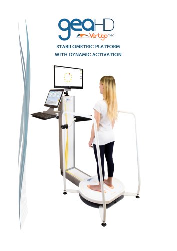 GeaHD stabilometric platform with dynamic activation