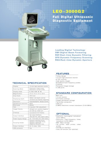 LEO-3000G2 Ultrasound system