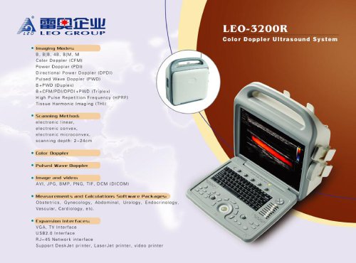 LEO-3200 Color Doppler Ultrasound system