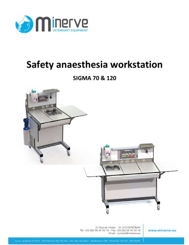 Safety anaesthesia workstation SIGMA 70 & 120