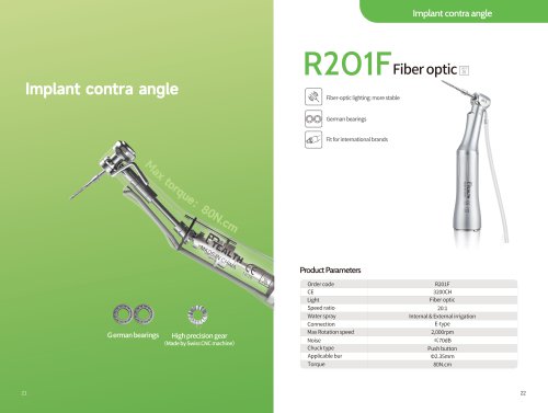 20：1 Implant contra angle