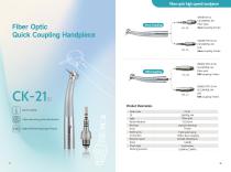 Fiber optic high speed handpiece