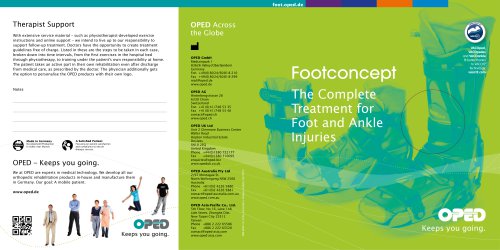 Brochure Foot Range