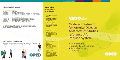 Brochure VADO®plex Arterial Disease