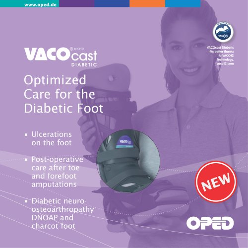 Flyer VACO®cast Diabetic