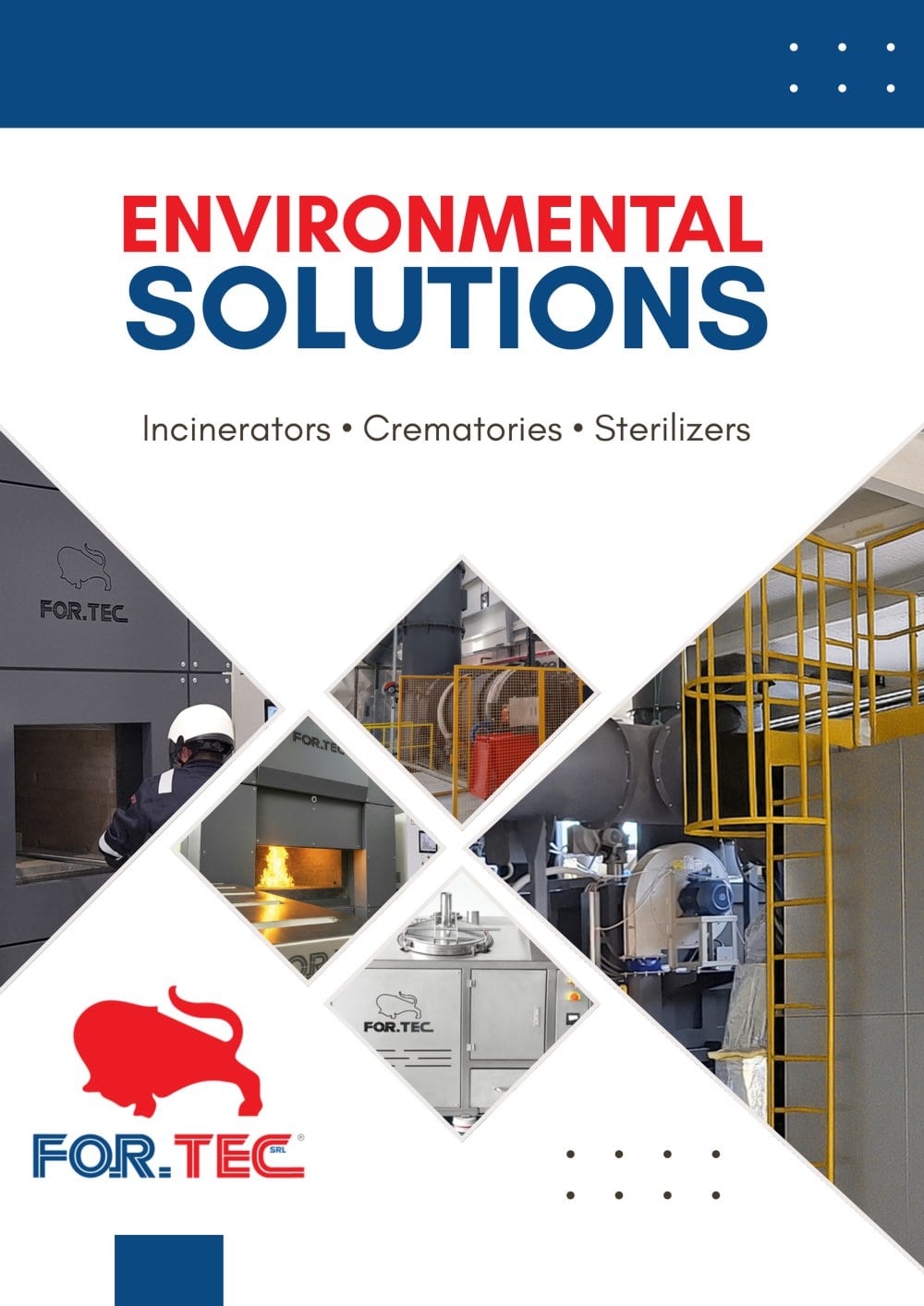 HOSPITAL WASTE INCINERATOR MOD. ECOTEC - FOR.TEC. WASTE INCINERATORS MANUFACTURER