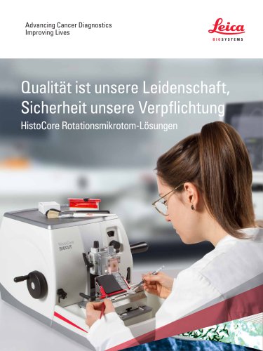 HistoCore Rotationsmikrotom-Lösungen