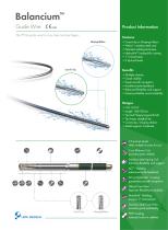 Catheter guidewire Balancium PTCA