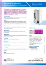 IAC Acoustics 350 Series Single Occupancy Audiometric Screening Booth