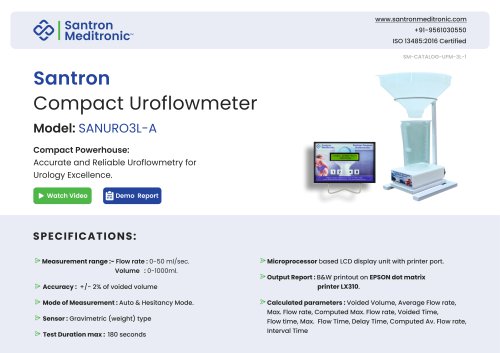 Santron Compact Uroflwometer