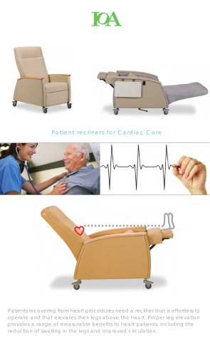 Patient recliners for Cardiac Care