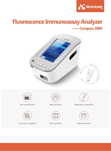 Fluorescence Immunoassay Analyzer Compass 3000