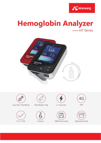 Hemoglobin analyzer H7