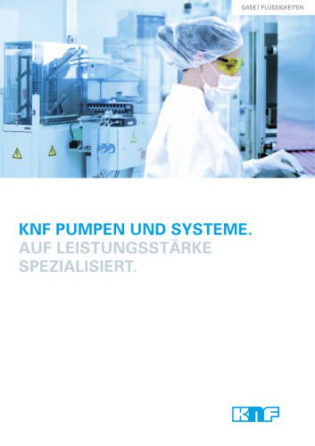 KNF pumpen und systeme