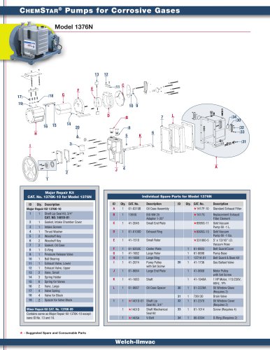 ChemStar® Pumps for Corrosive Gases